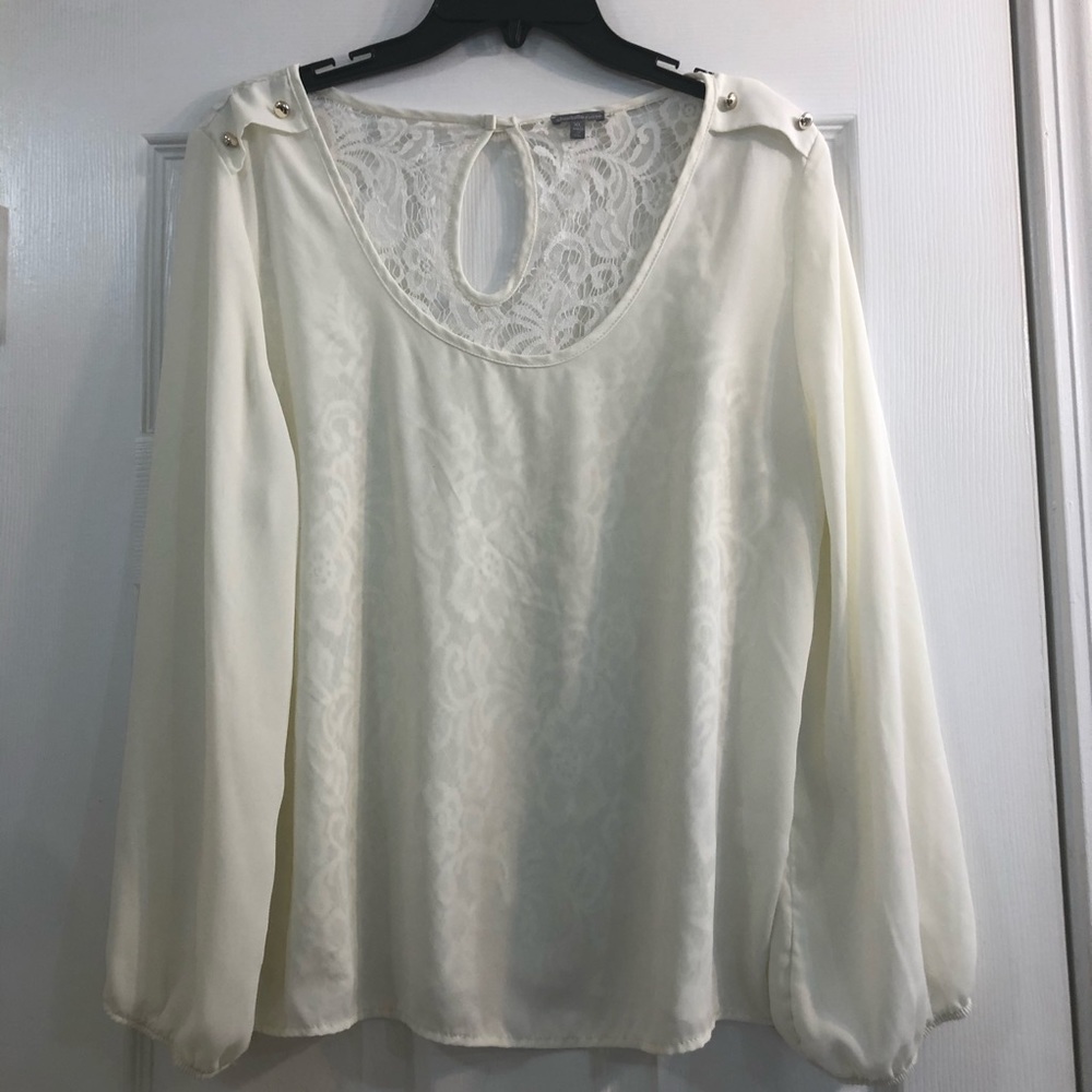 White blouse Charlotte Russe